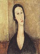 Amedeo Modigliani Ritratto di donna or Portrait of Hanka Zborowska (mk39) oil painting